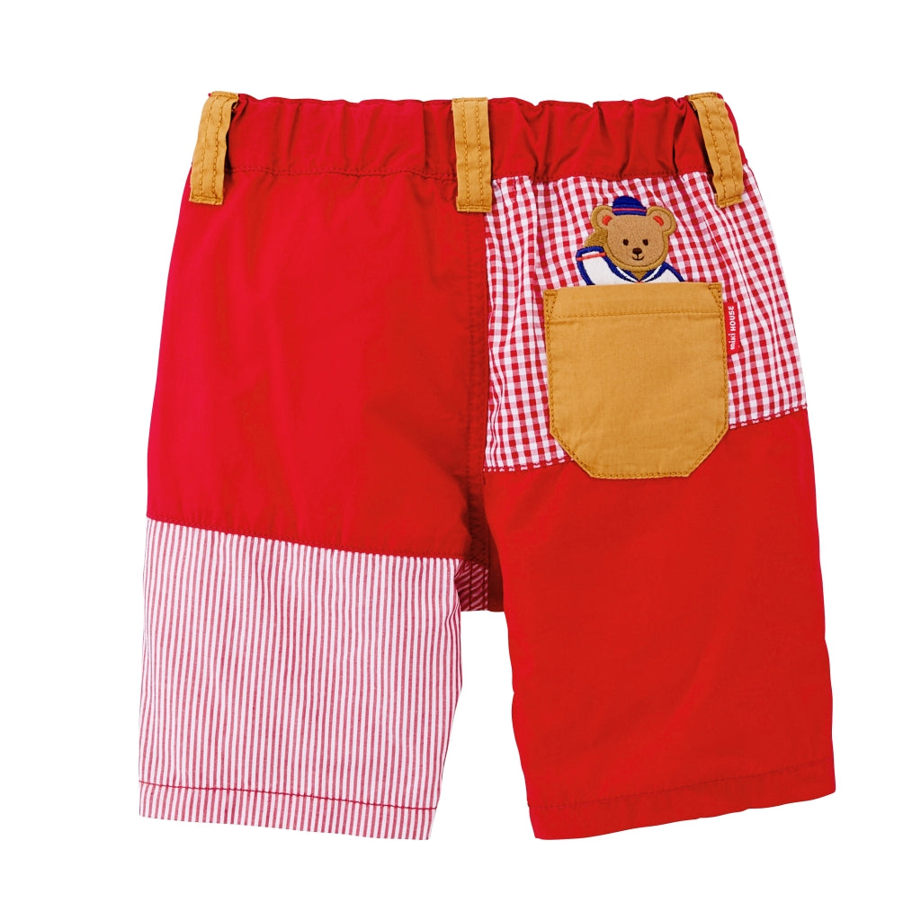 Sailor Bear Cotton Twill Capri Pants