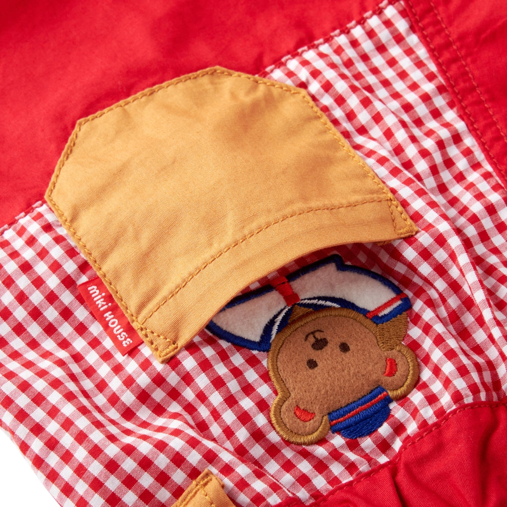 Sailor Bear Cotton Twill Capri Pants