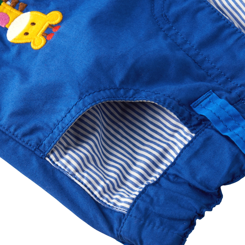 Sailor Bear Cotton Twill Capri Pants
