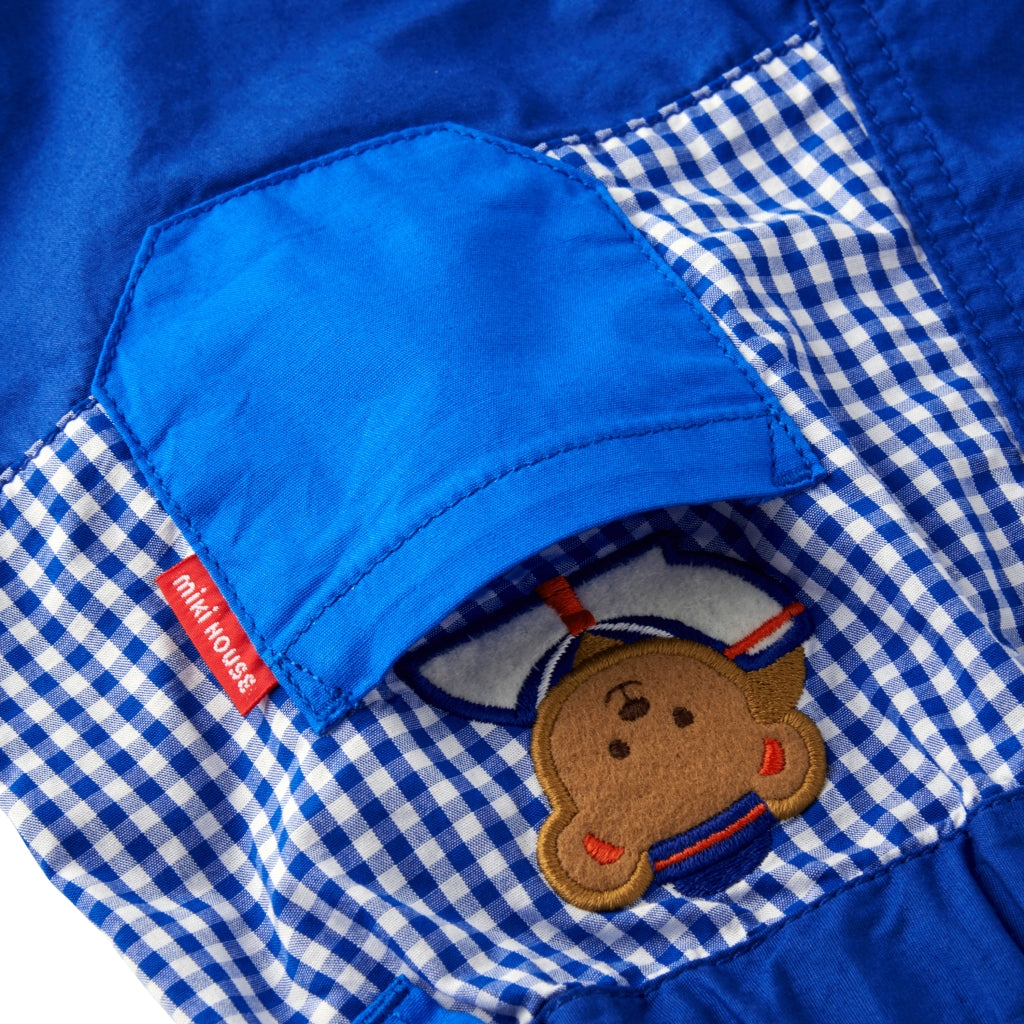 Sailor Bear Cotton Twill Capri Pants