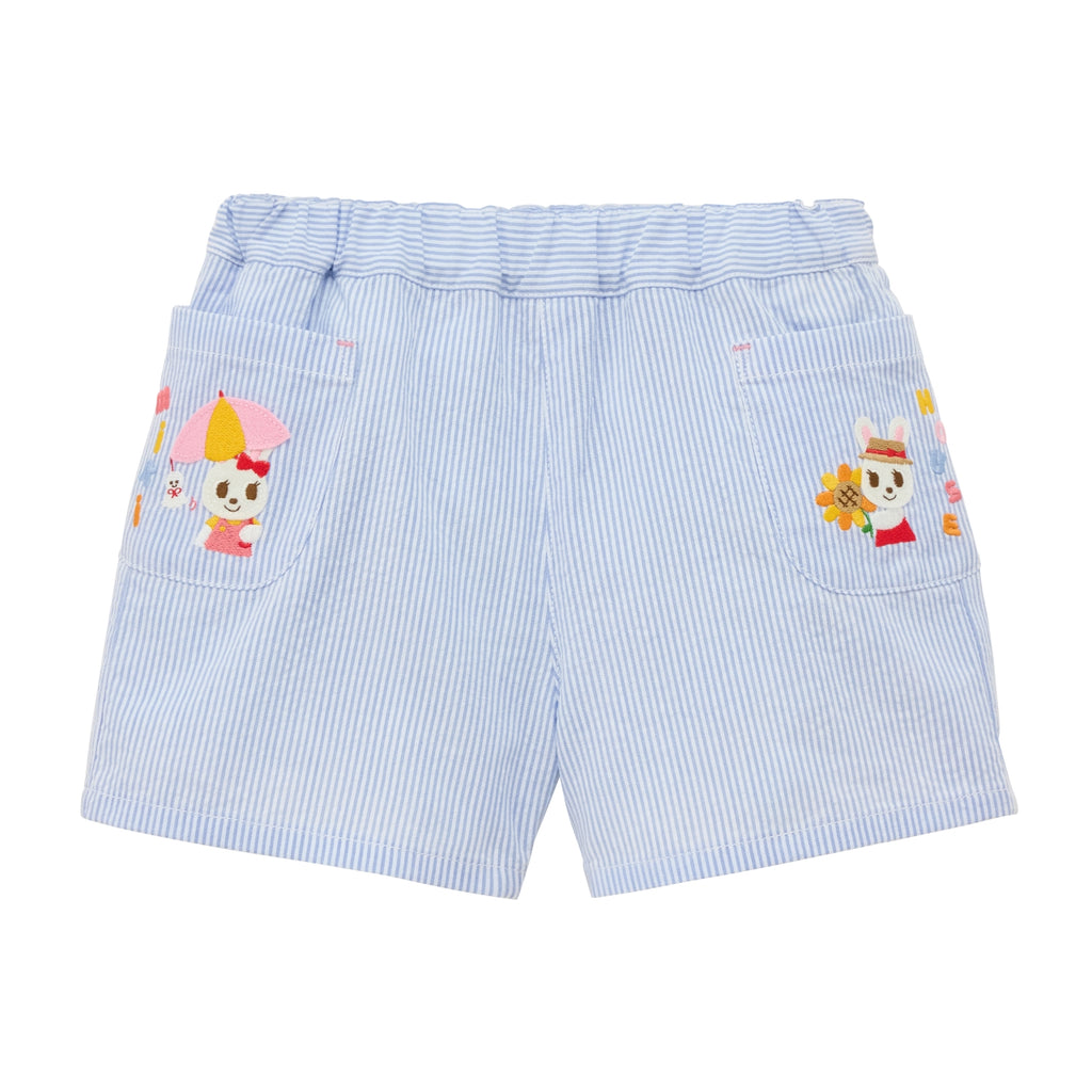 Usako Summer Garden Embroidered Shorts