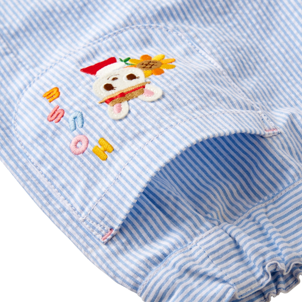 Usako Summer Garden Embroidered Shorts