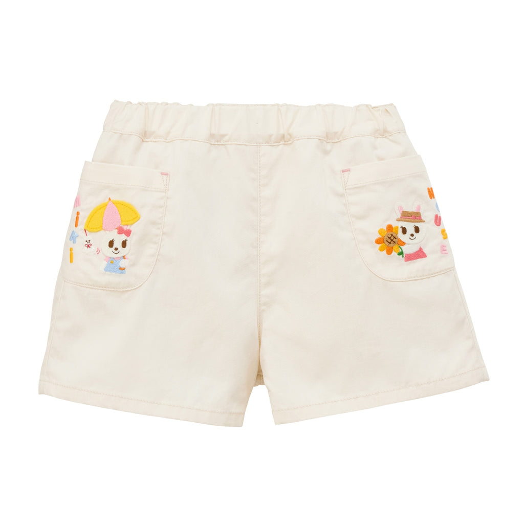 Usako Summer Garden Embroidered Shorts
