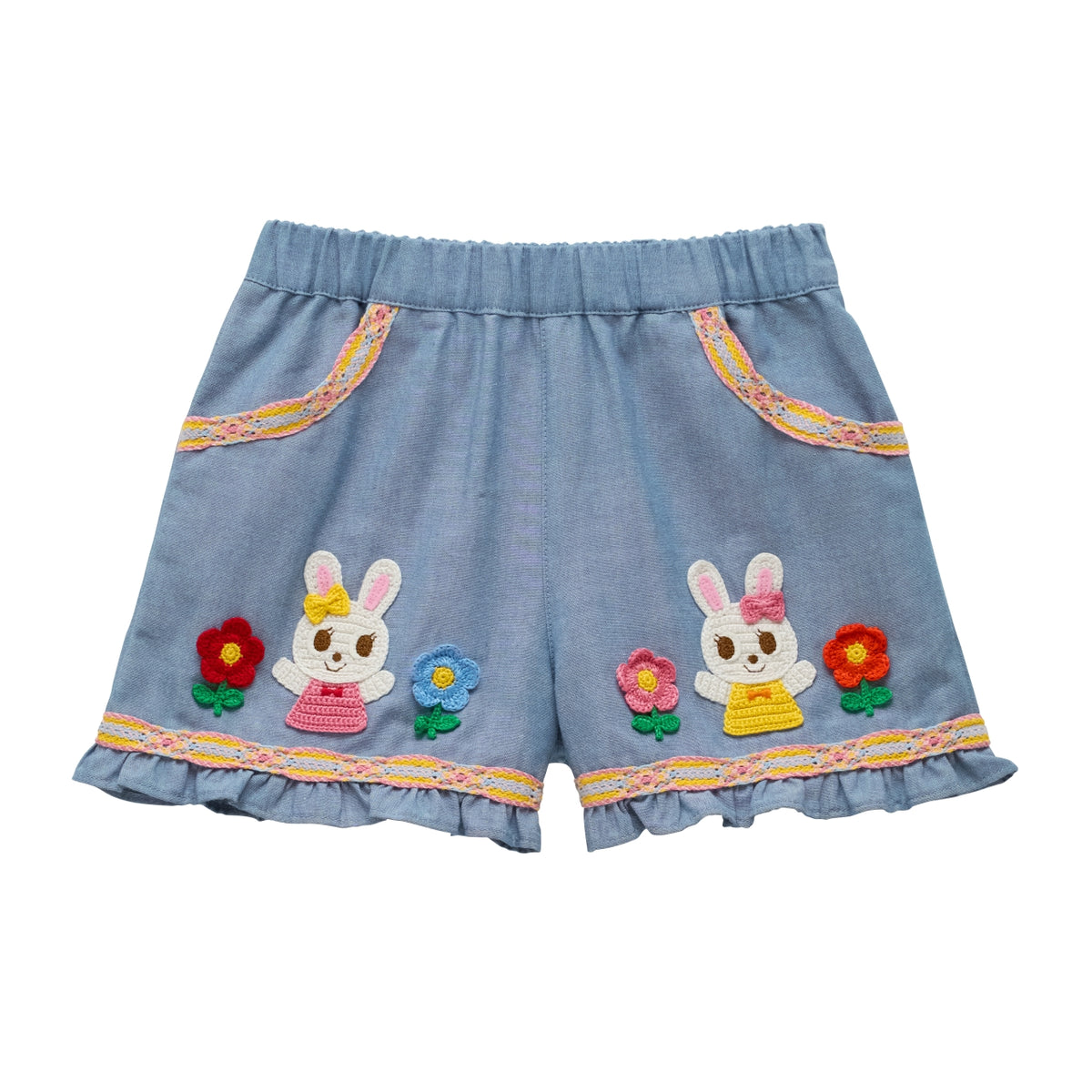 Usakos Lace Trimmed Shorts