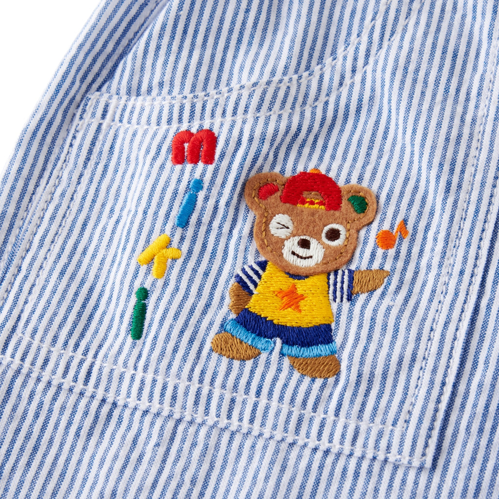 Classic Bear Vehicles Collection Embroidered 6-Length Pants