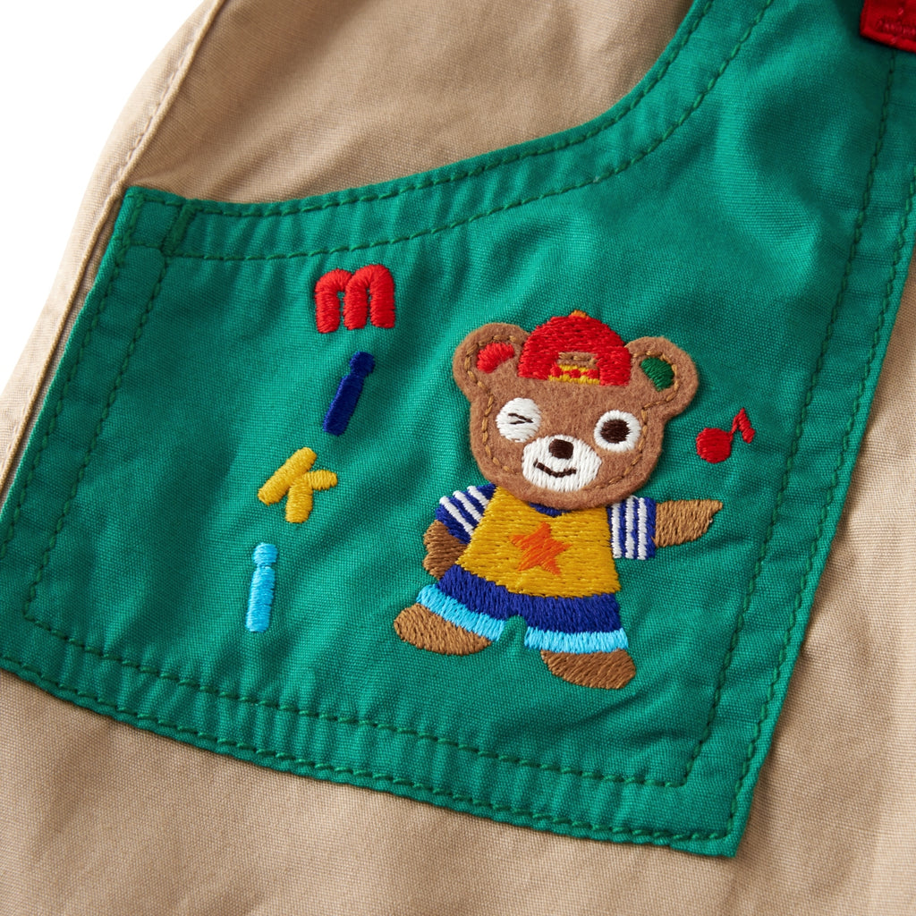 Classic Bear Vehicles Collection Embroidered 6-Length Pants