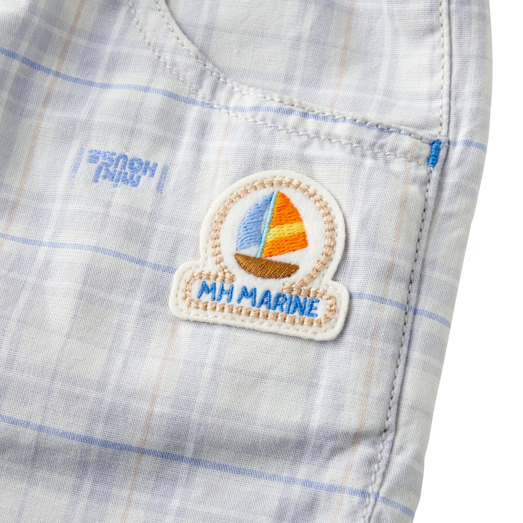 Yacht Patch Plaid Shorts