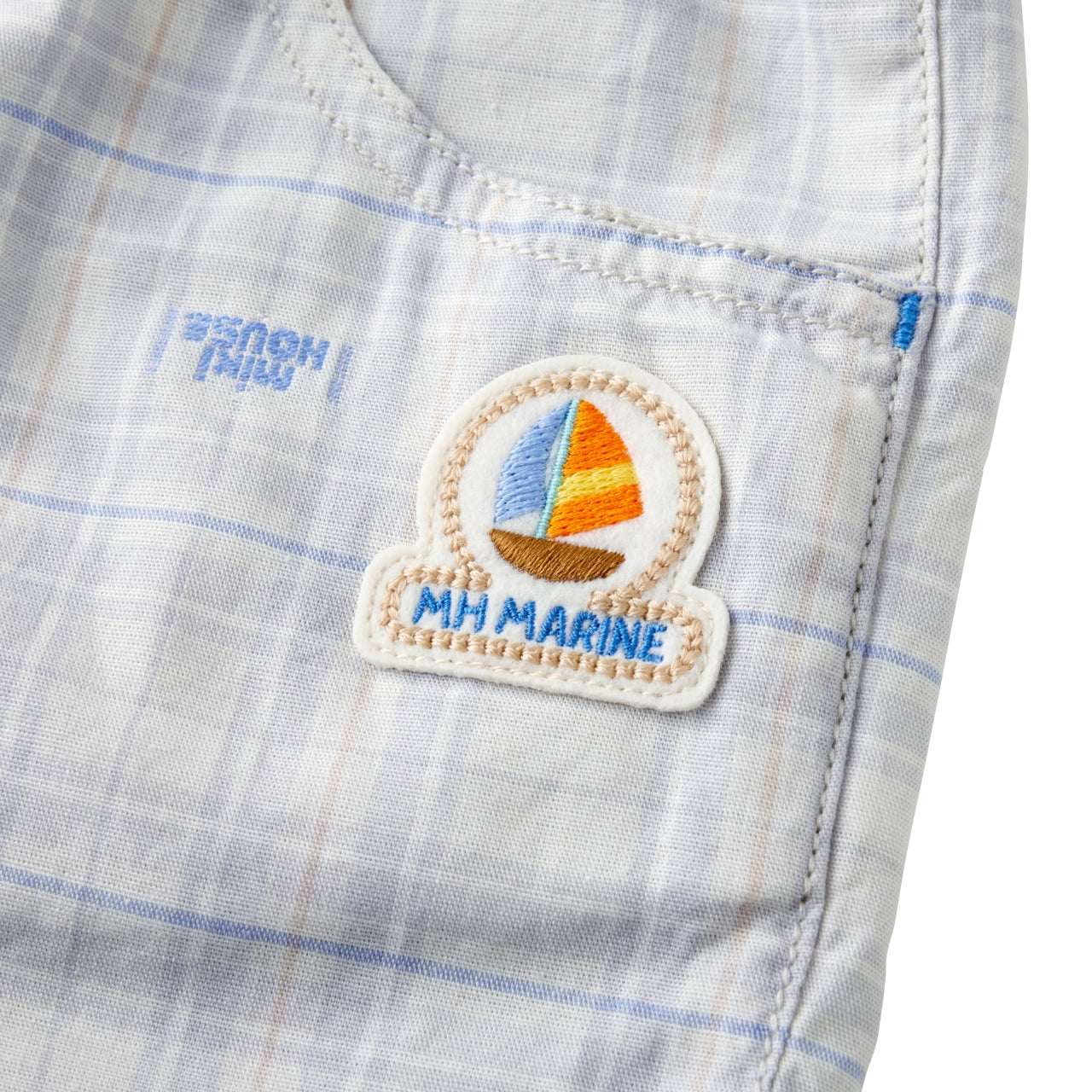 Yacht Patch Plaid Shorts