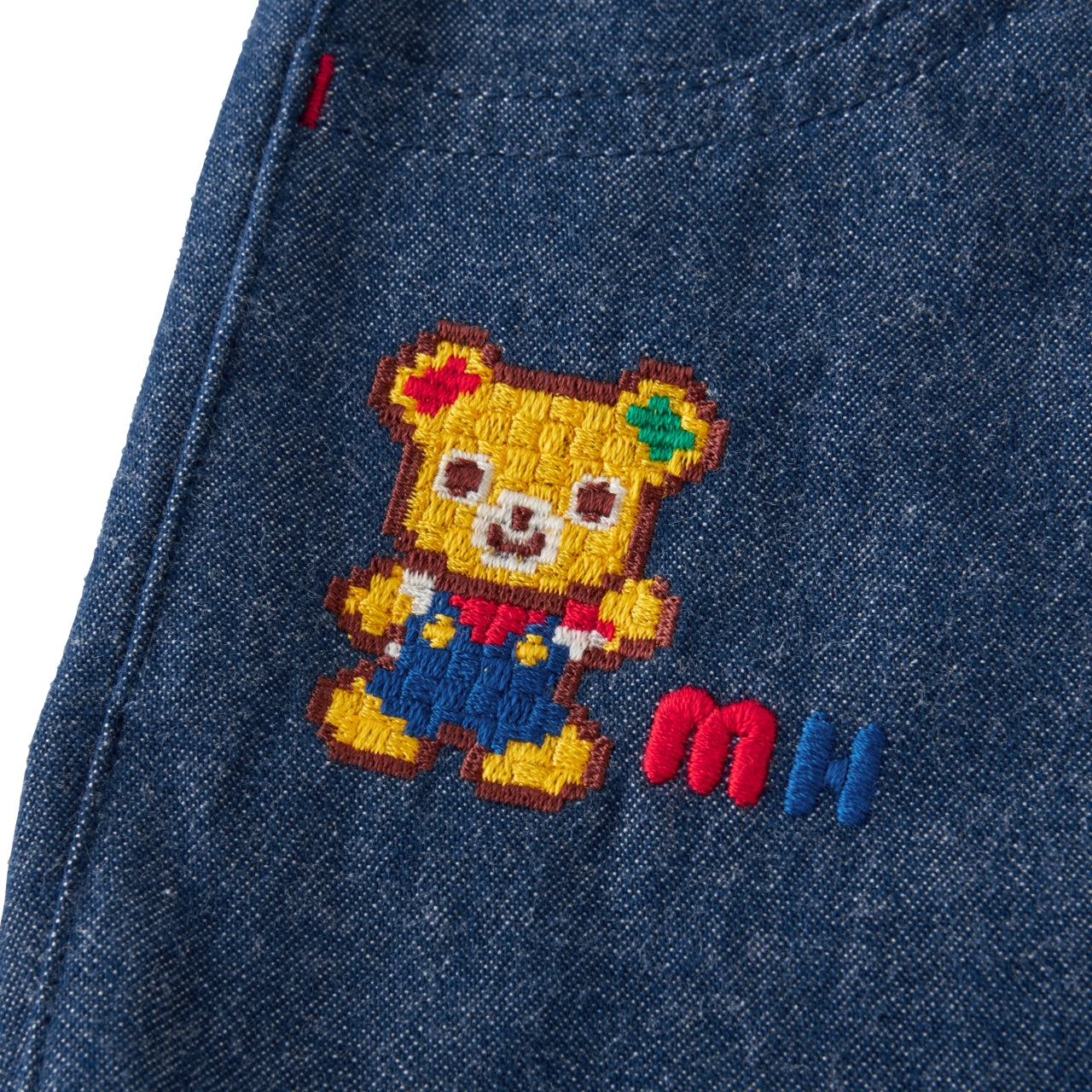 Usako Retro Game Denim-Style Trousers