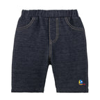 Yacht Embroidered Stretch Denim Cropped Trousers