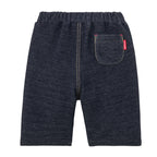 Yacht Embroidered Stretch Denim Cropped Trousers