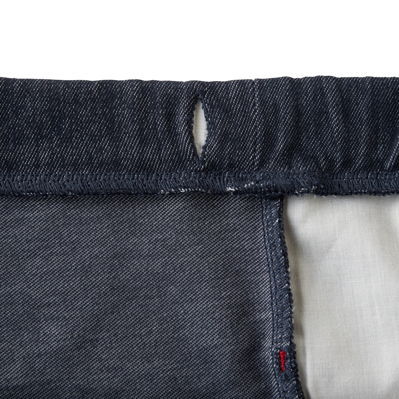 Yacht Embroidered Stretch Denim Cropped Trousers