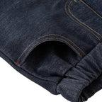 Yacht Embroidered Stretch Denim Cropped Trousers