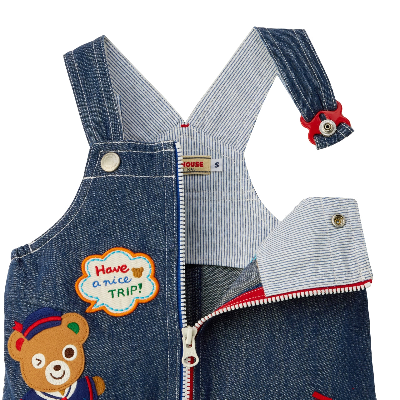 Pucchi’s Zip-Up Denim Overalls