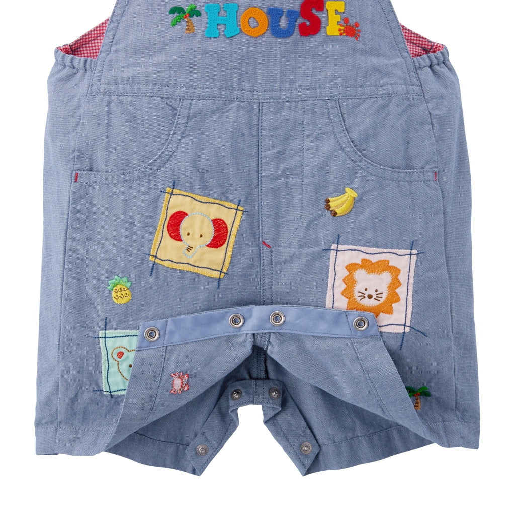 Classic MIKI HOUSE Bear Sailor Overalls