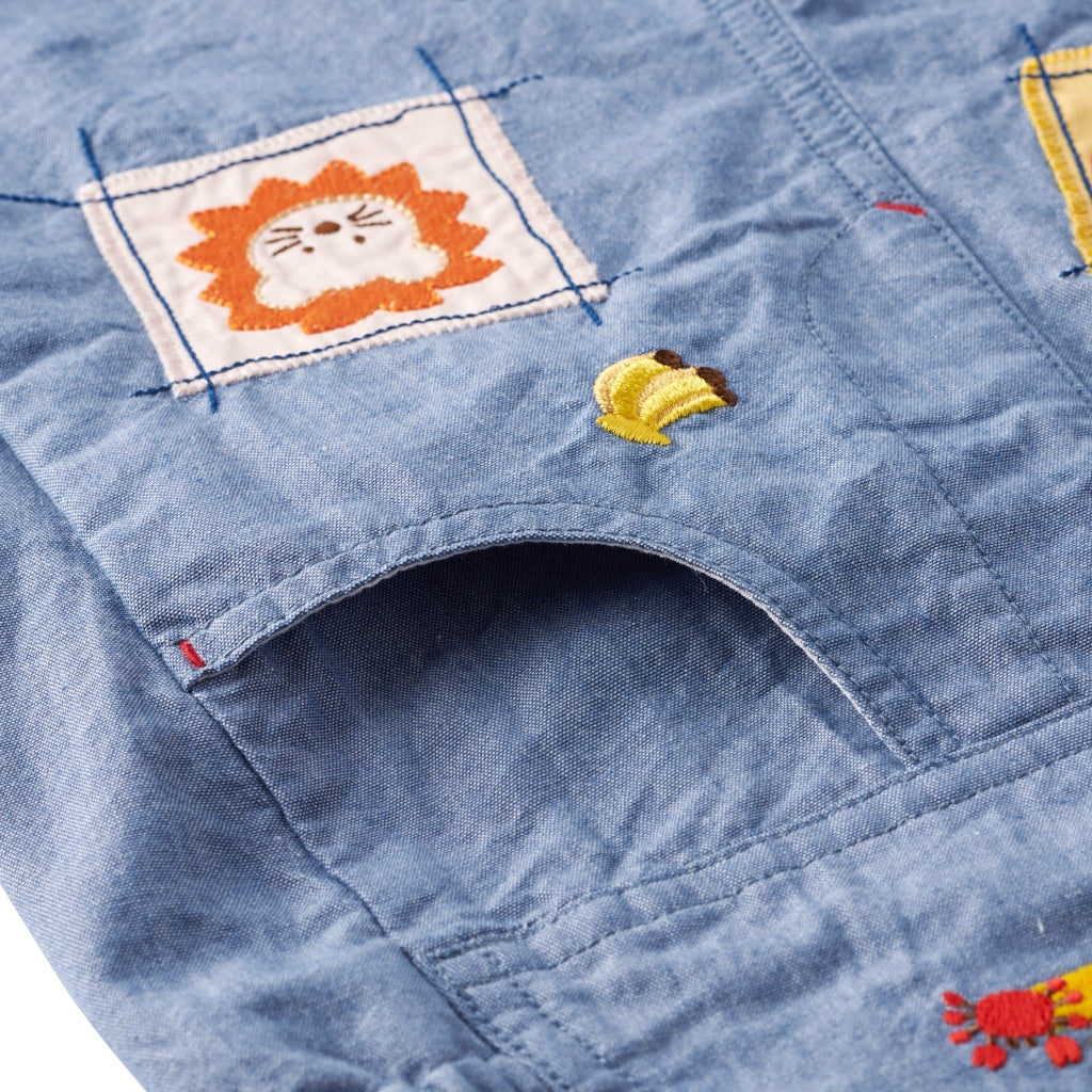 Classic MIKI HOUSE Bear Sailor Overalls