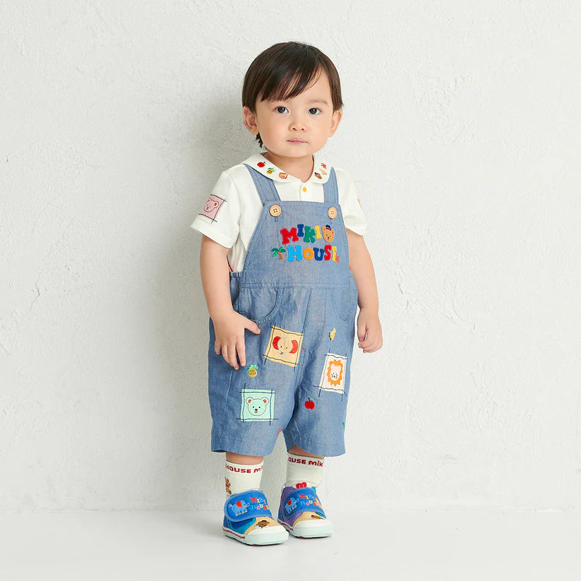 Classic MIKI HOUSE Bear Sailor Overalls