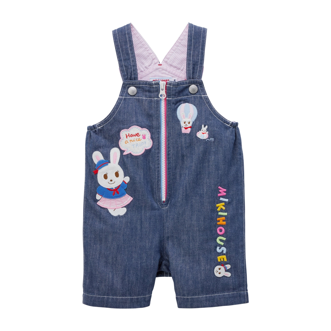 Usako’s Zip-Up Denim Overalls