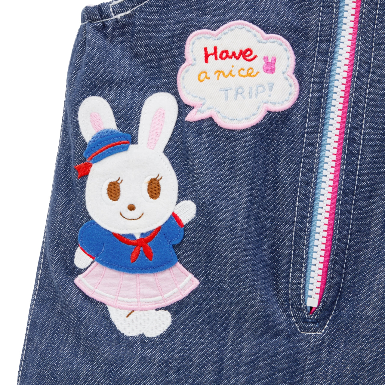 Usako’s Zip-Up Denim Overalls