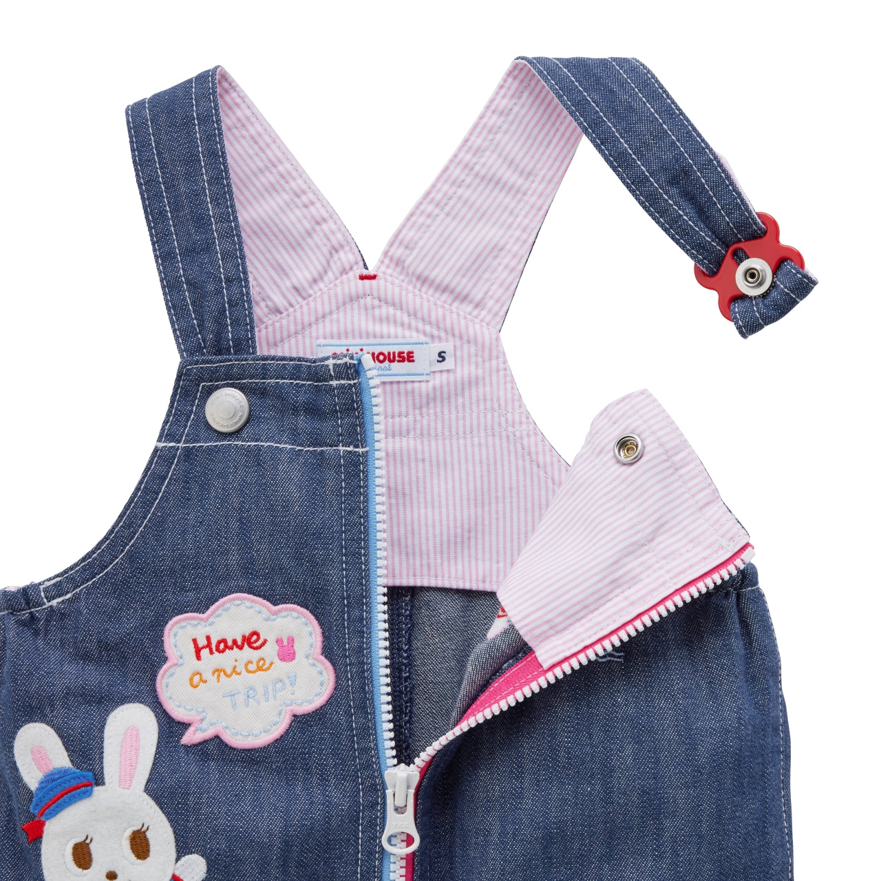 Usako’s Zip-Up Denim Overalls