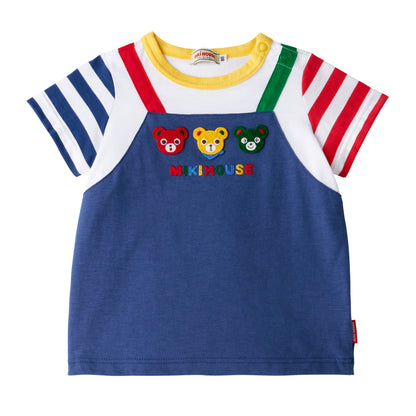 Colorful Pucchi Bear Patch Short-Sleeve Tee