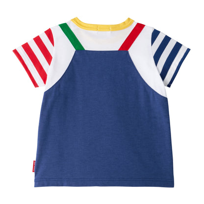 Colorful Pucchi Bear Patch Short-Sleeve Tee