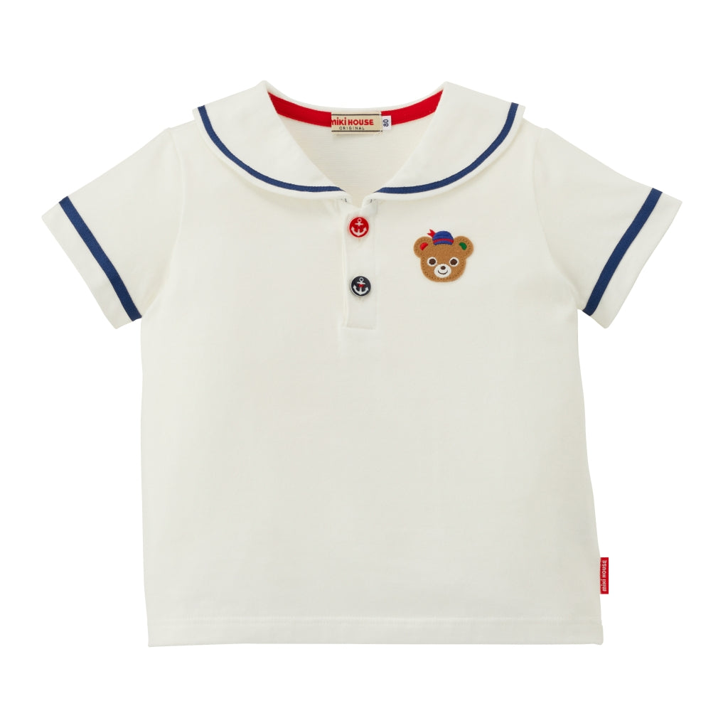 Pucchi's Sailor Collar Polo Shirt