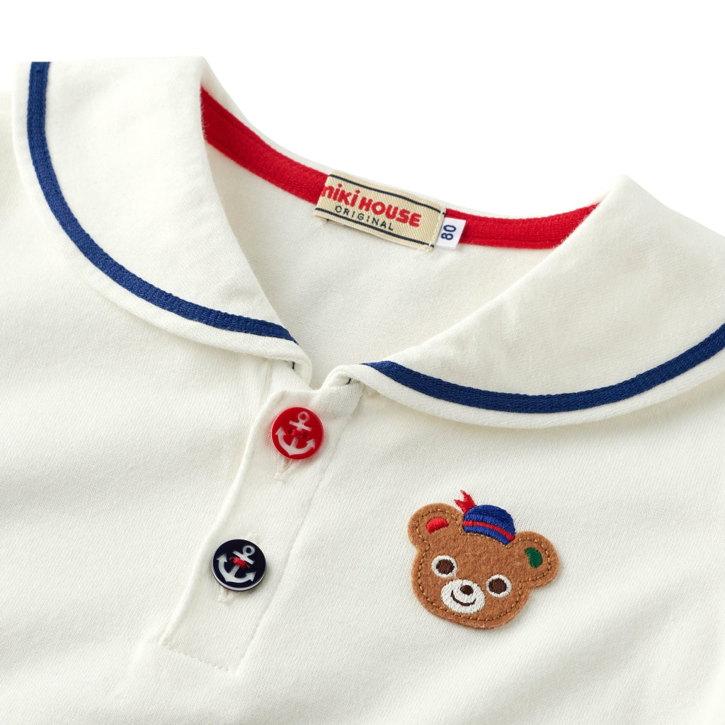 Pucchi's Sailor Collar Polo Shirt