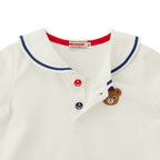 Pucchi's Sailor Collar Polo Shirt