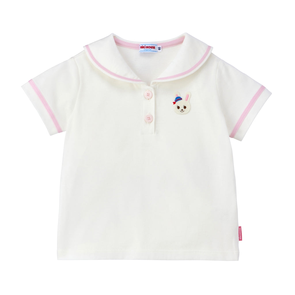 Usako's Sailor Collar Polo Shirt