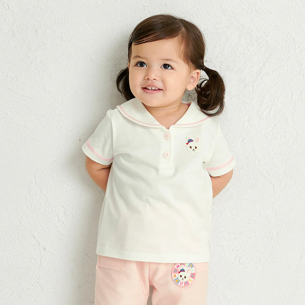 Usako's Sailor Collar Polo Shirt