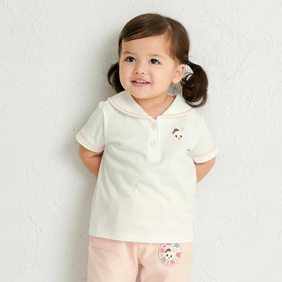 Usako's Sailor Collar Polo Shirt