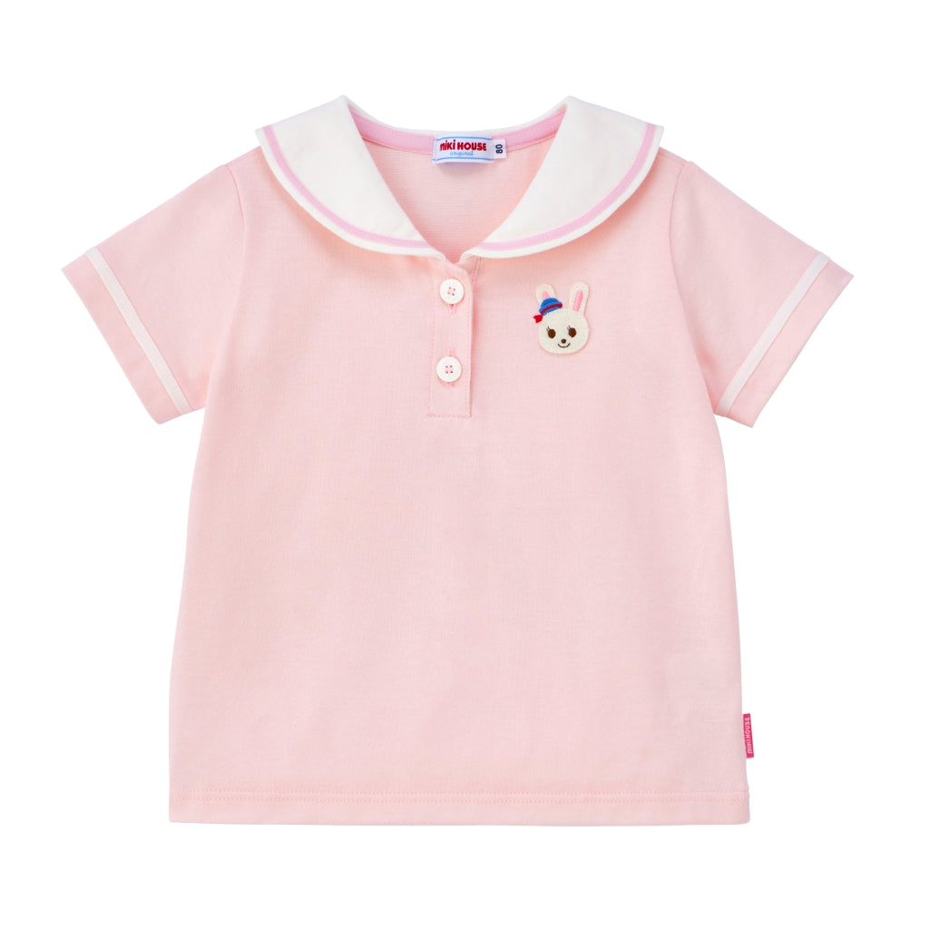 Usako's Sailor Collar Polo Shirt
