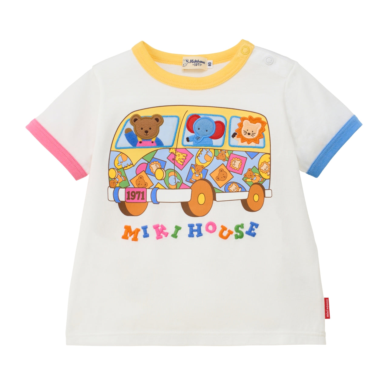 Animal Bus Embroidery Tee