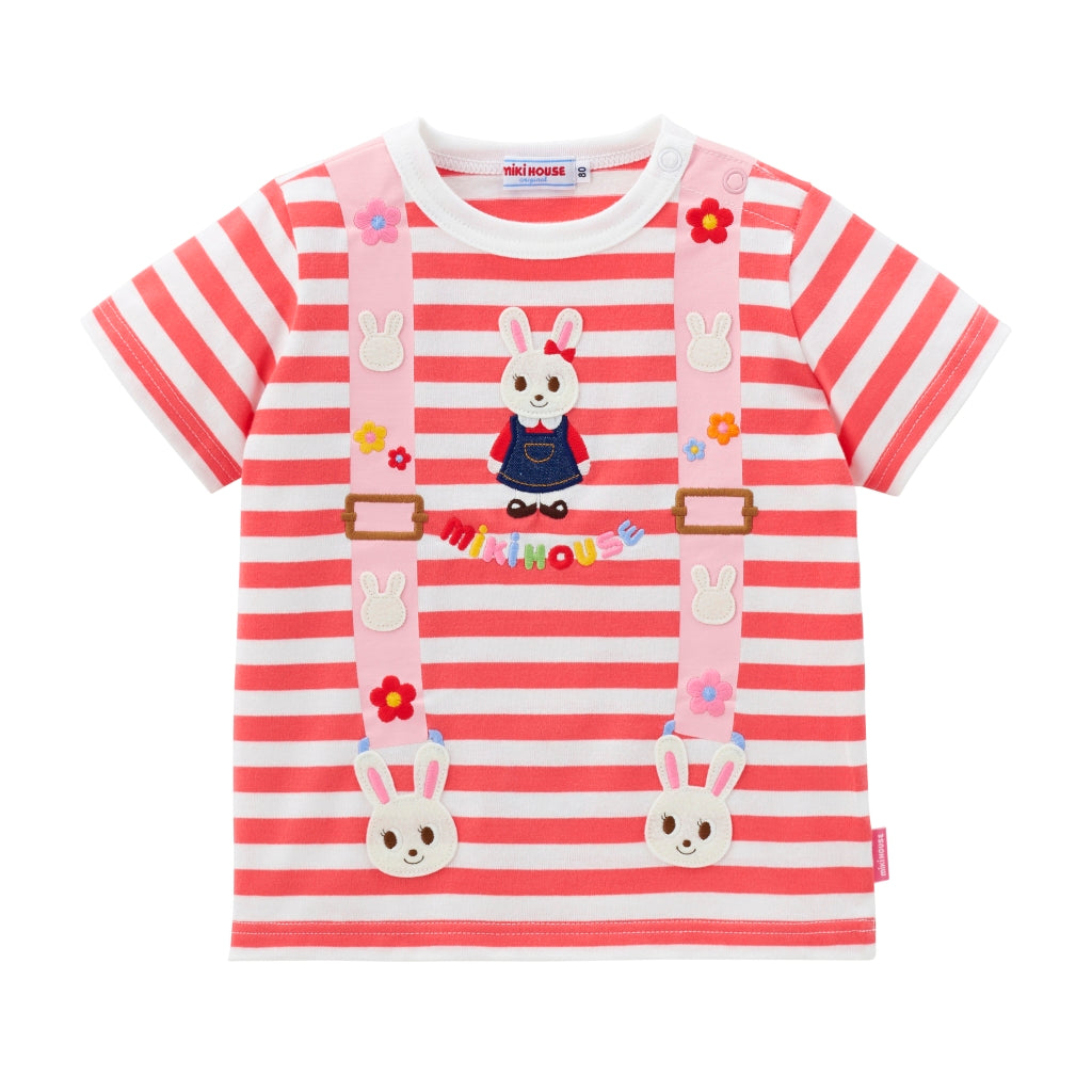 Usako's Striped Suspender Tee