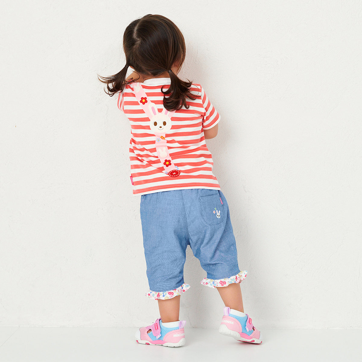 Usako's Striped Suspender Tee