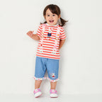 Usako's Striped Suspender Tee