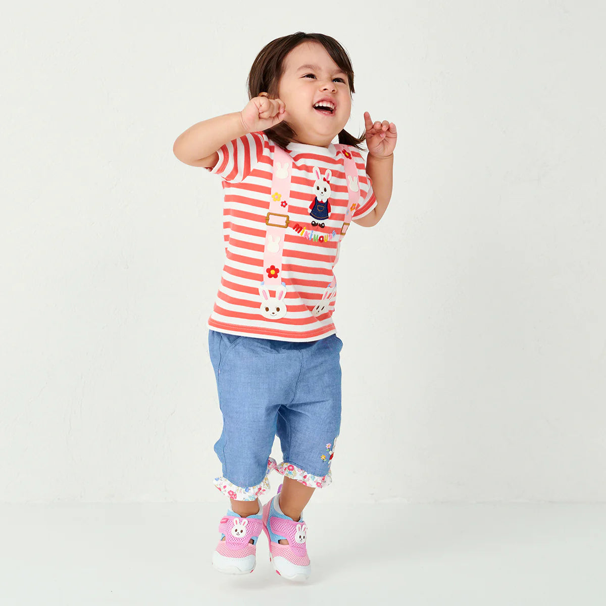 Usako's Striped Suspender Tee