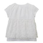 Enchanting Blooms: Short-Sleeve T-Shirt with Beads