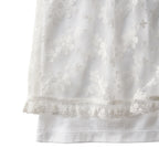 Enchanting Blooms: Short-Sleeve T-Shirt with Beads