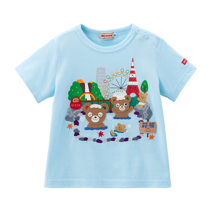 Pucchi's Tokyo Onsen Adventure Cotton T-Shirt