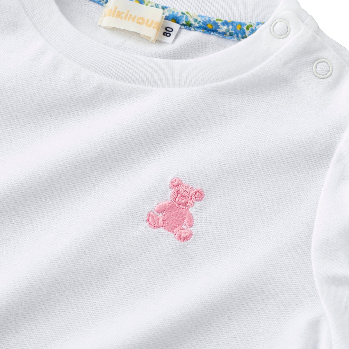 Silhouette Bear Puff-Sleeve T-Shirt