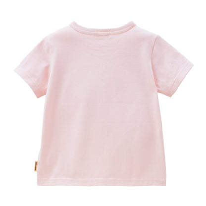 Bear Trio Nursery Walk Cotton Tee - Pink