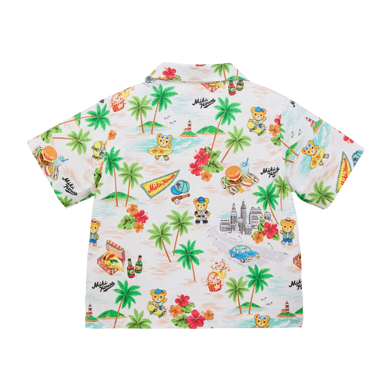 Tropical Pucchi & Palm Tree Aloha Shirt