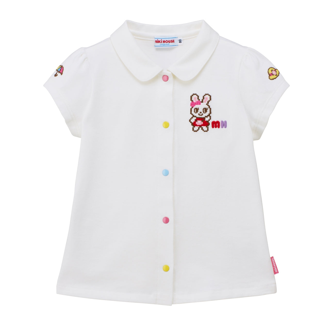 Usako Retro Game Detail Blouse