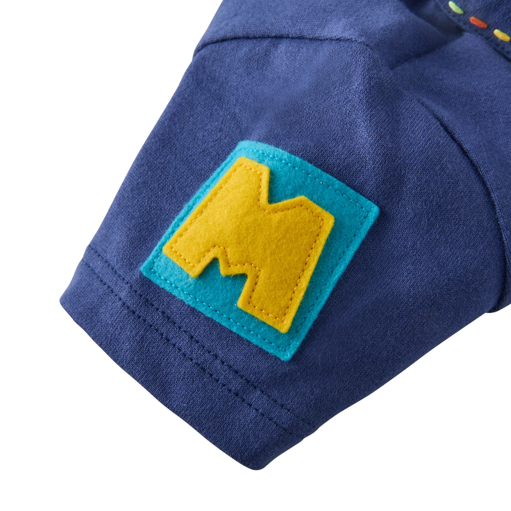 Retro Logo Short-Sleeved Blouse
