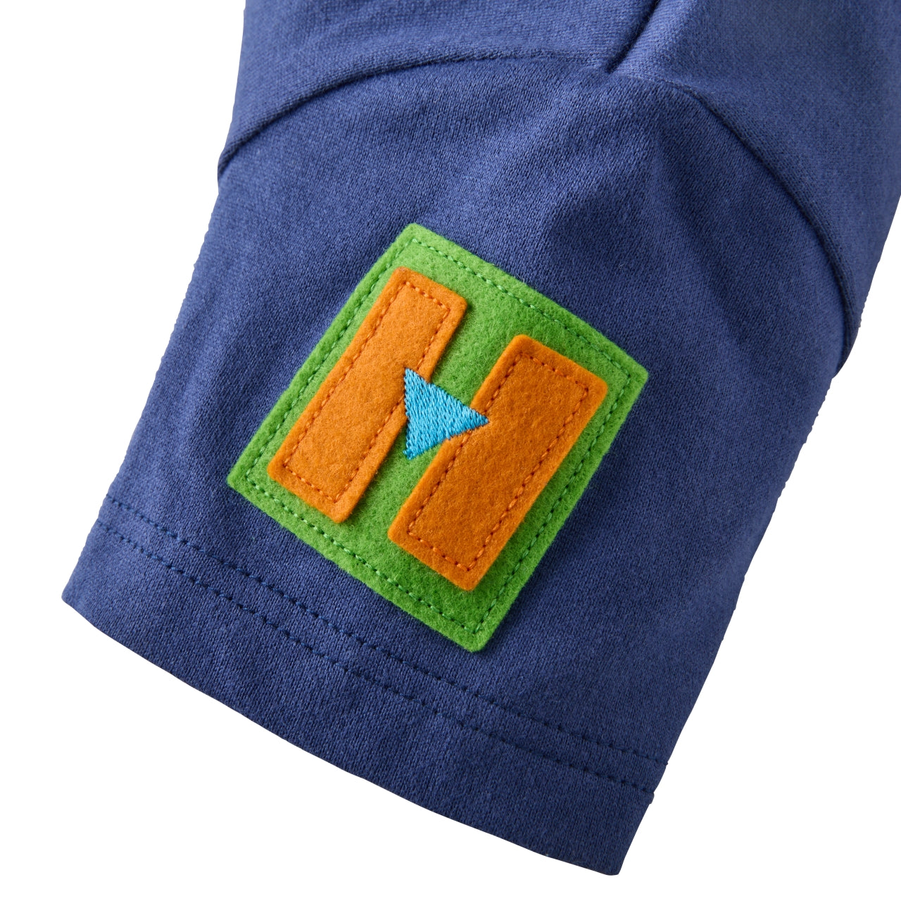 Retro Logo Short-Sleeved Blouse