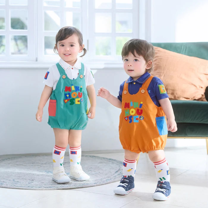 Retro Logo Short-Sleeved Blouse