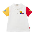 Pucchi Retro Game Color-Block Polo Shirt
