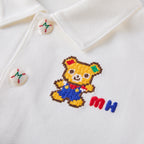 Pucchi Retro Game Color-Block Polo Shirt